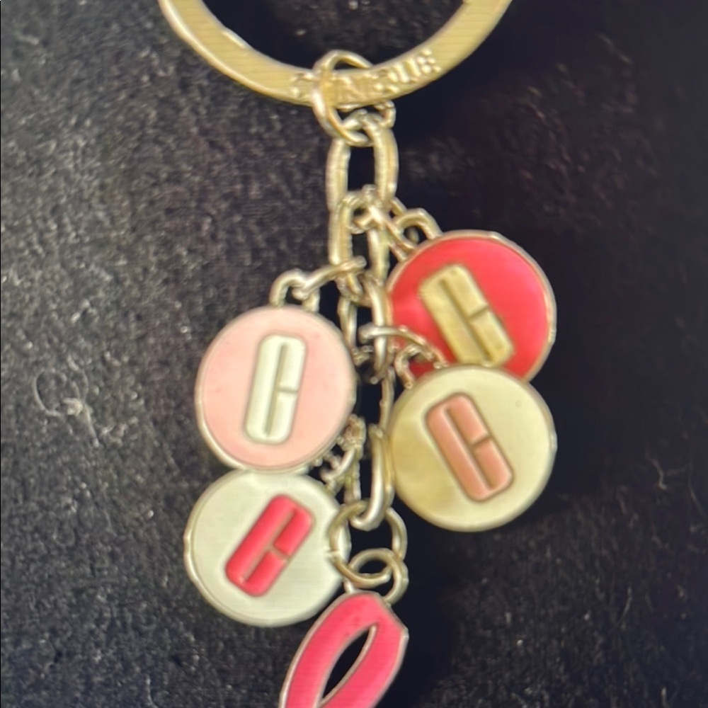 Chic silver and Pink Keychain by [Brand]